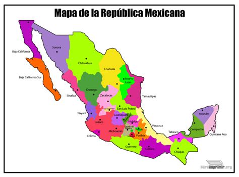 mapa de la republica